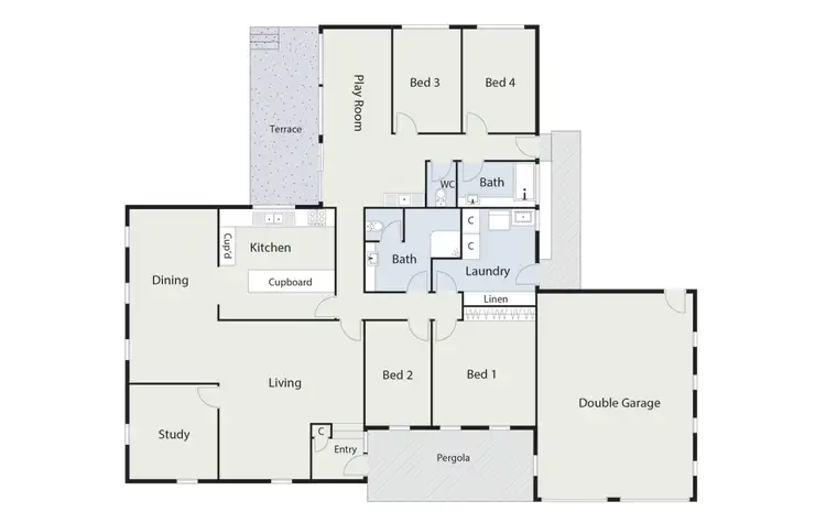 Floorplan of Homely house listing, 59 Debenham Street, Mawson ACT 2607
