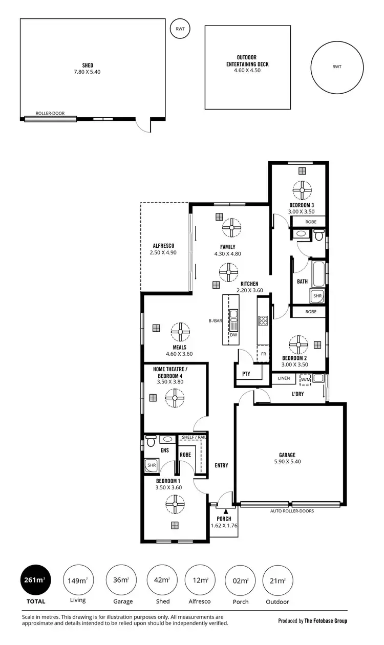 Floorplan of Homely house listing, 14 Davey Street, Strathalbyn SA 5255