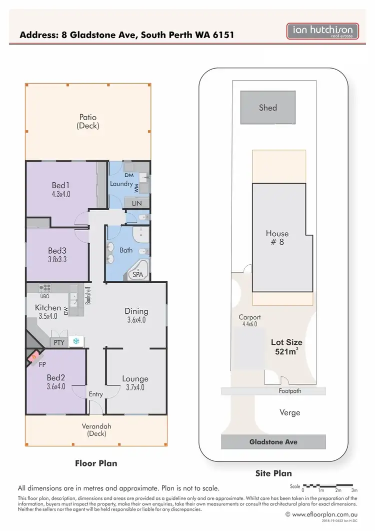Floorplan of Homely house listing, 8 Gladstone Ave, South Perth WA 6151