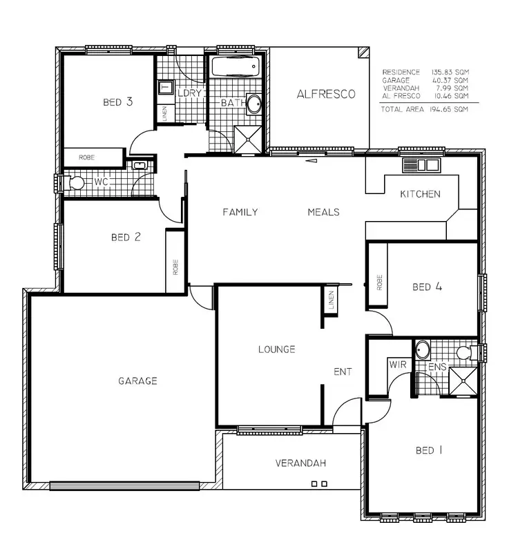 Floorplan of Homely house listing, 27 Daniel Street, Googong NSW 2620