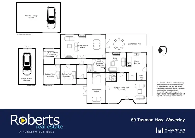 Floorplan of Homely house listing, 69 Tasman Hwy, Waverley TAS 7250