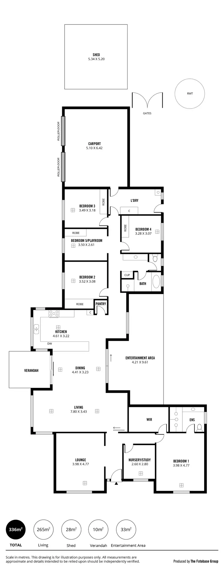 Floorplan of Homely house listing, 6 Glen Lossie Close, Murray Bridge SA 5253