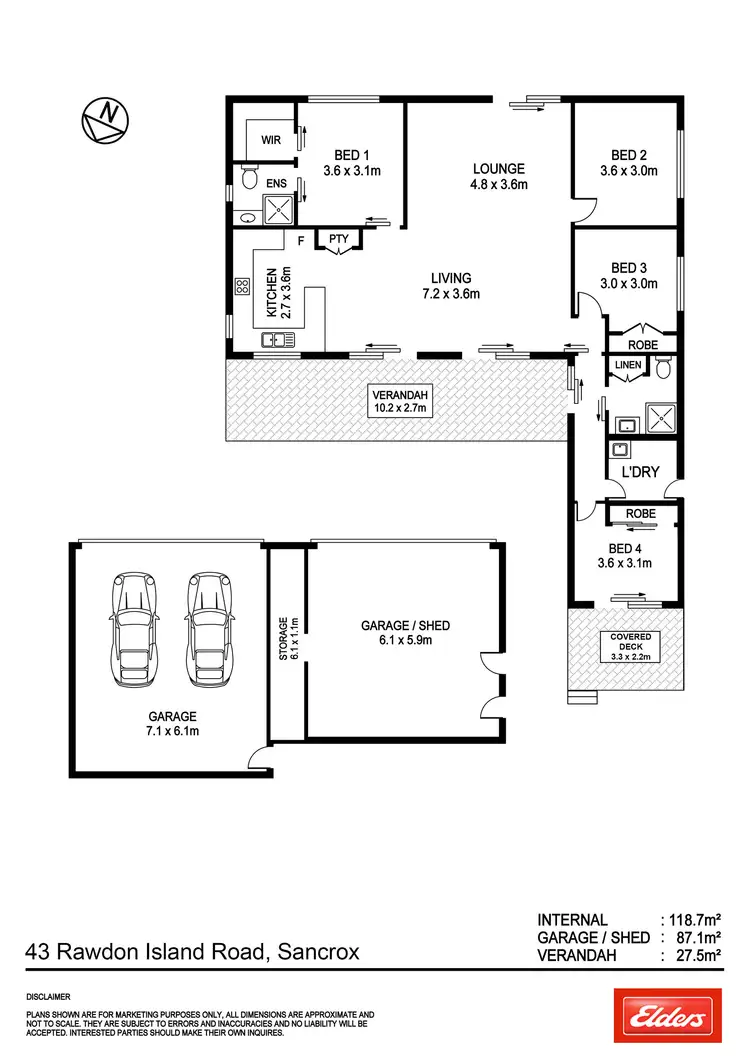 Floorplan of Homely house listing, 43 Rawdon Island Road, Sancrox NSW 2446