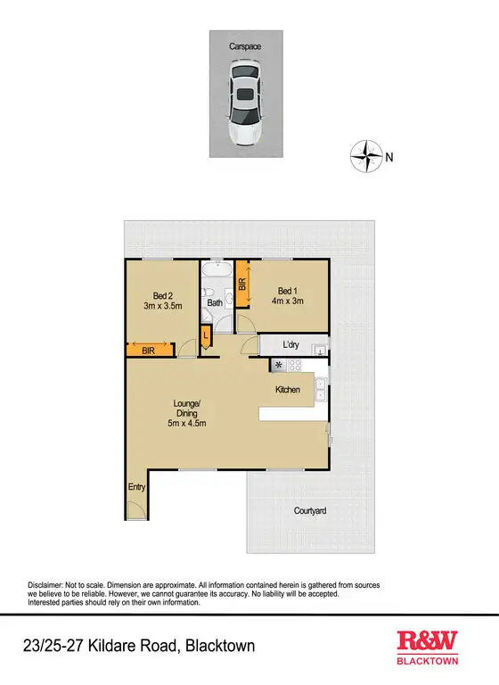 Floorplan of Homely unit listing, 27/25-27 Kildare Road, Blacktown NSW 2148