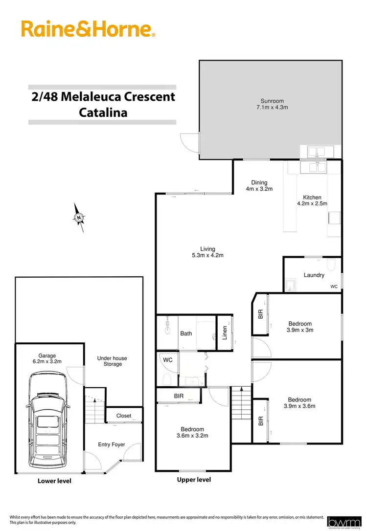 Floorplan of Homely house listing, 2/48 Melaleuca Crescent, Catalina NSW 2536