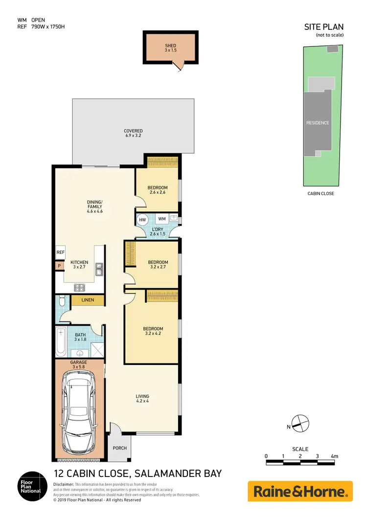 Floorplan of Homely house listing, 12 Cabin Close, Salamander Bay NSW 2317