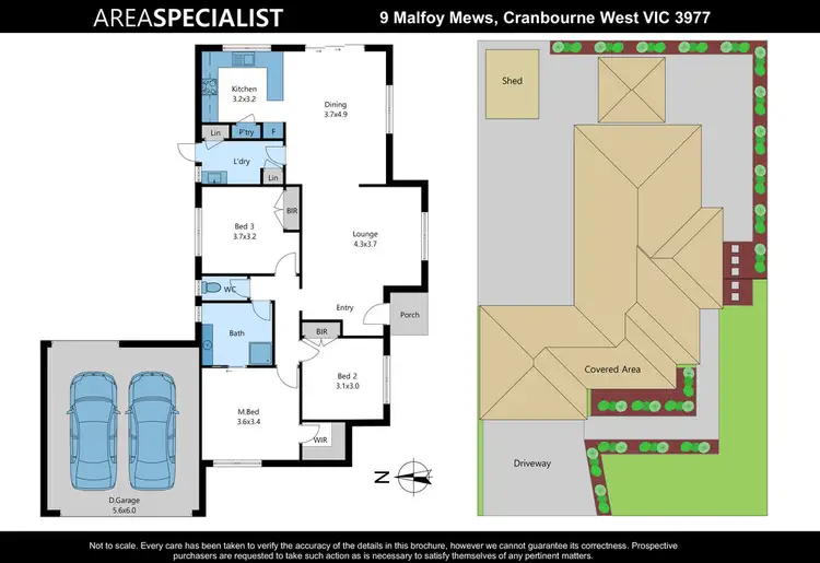 Floorplan of Homely house listing, 9 Malfoy Mews, Cranbourne West VIC 3977