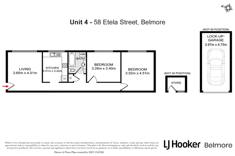Floorplan of Homely apartment listing, 4/58 Etela Street, Belmore NSW 2192