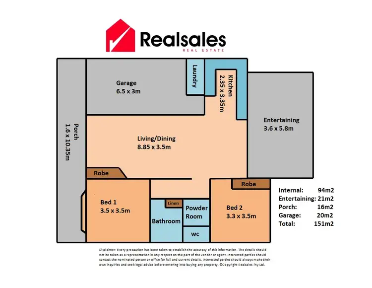 Floorplan of Homely villa listing, 8/11 Pitta Place, Carseldine QLD 4034
