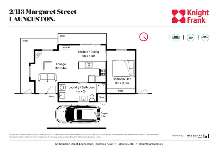 Floorplan of Homely house listing, 2/113 Margaret Street, Launceston TAS 7250