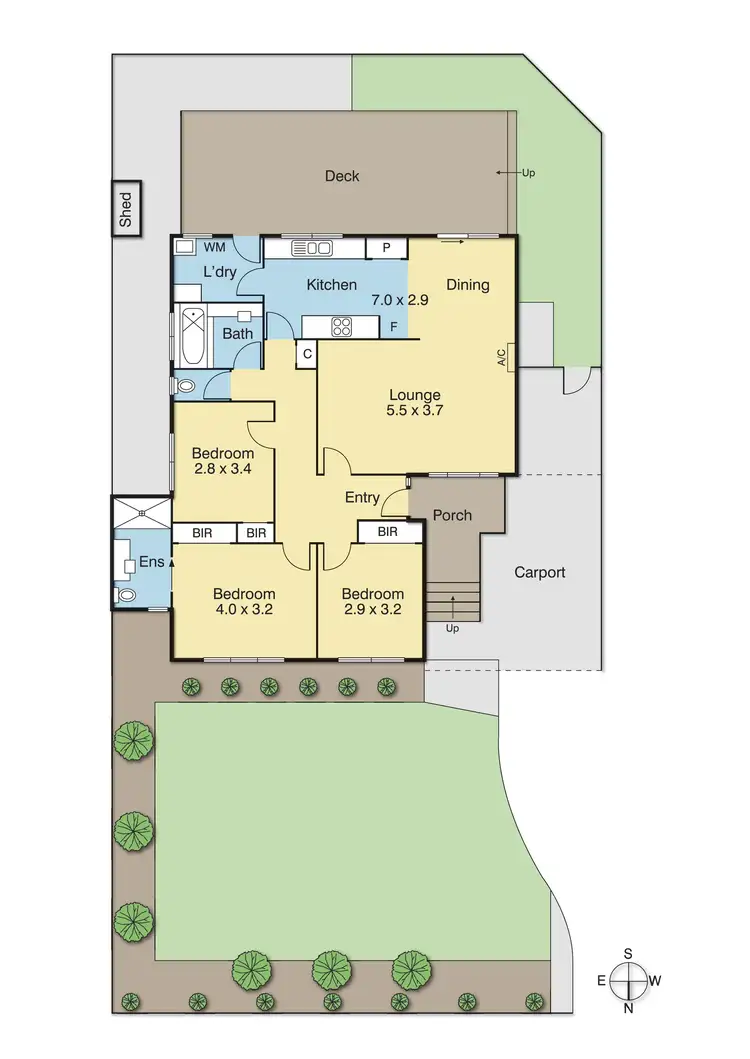 Floorplan of Homely house listing, 40 Barclay Avenue, Croydon VIC 3136