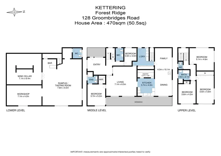 Floorplan of Homely house listing, 128 Groombridges Road, Kettering TAS 7155