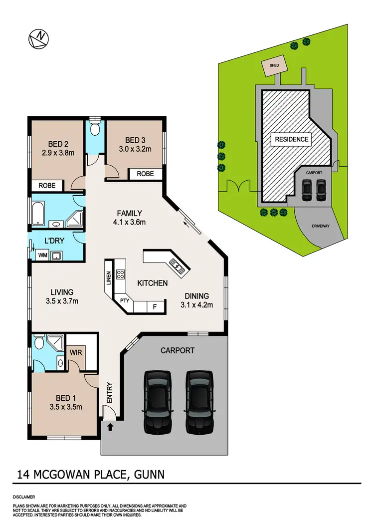 Floorplan of Homely house listing, 14 McGowan Place, Gunn NT 832