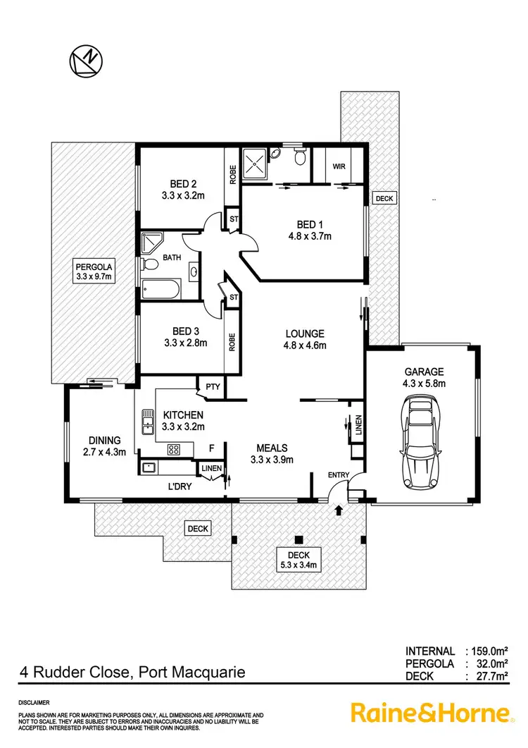 Floorplan of Homely house listing, 4 Rudder Close, Port Macquarie NSW 2444