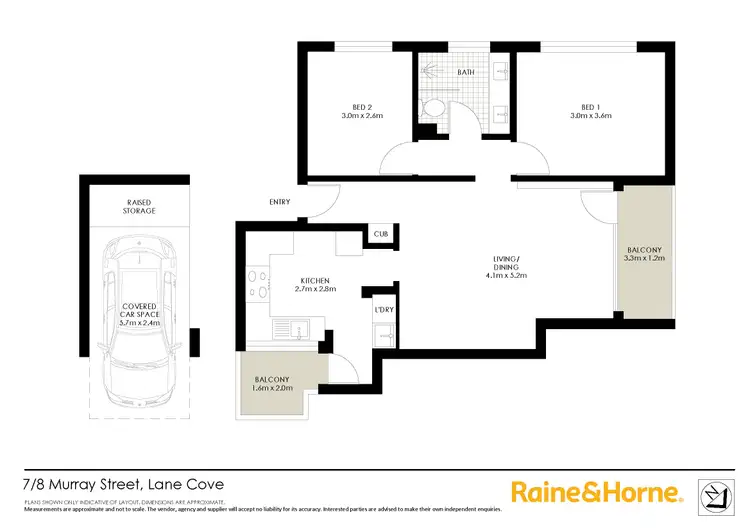 Floorplan of Homely apartment listing, 7/8 Murray Street, Lane Cove NSW 2066