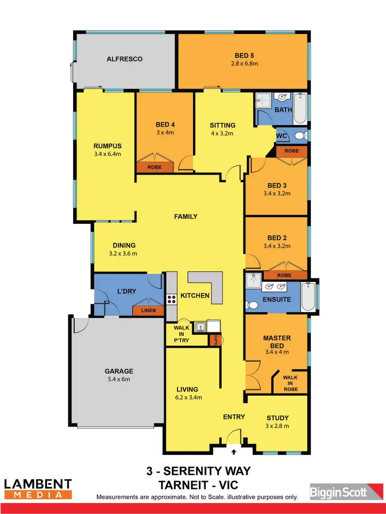 Floorplan of Homely house listing, 3 Serenity Way, Tarneit VIC 3029
