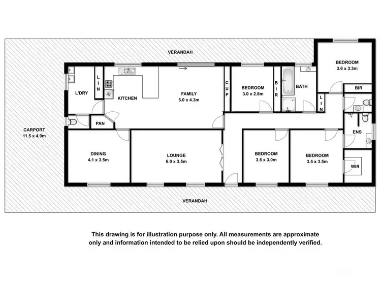 Floorplan of Homely house listing, 7 Fordham Avenue, Naracoorte SA 5271