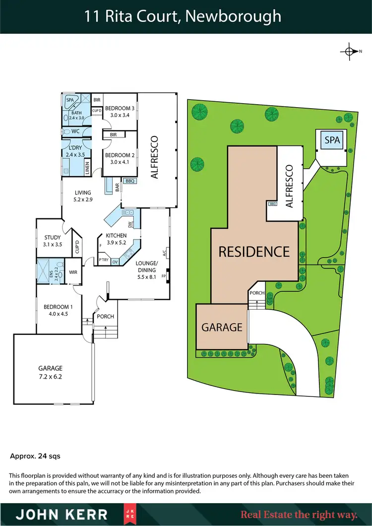 Floorplan of Homely house listing, 11 Rita Court, Newborough VIC 3825