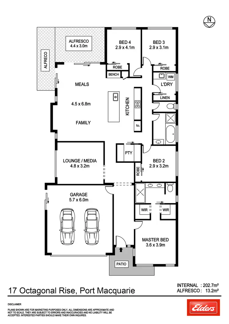 Floorplan of Homely house listing, 17 Octagonal Rise, Port Macquarie NSW 2444