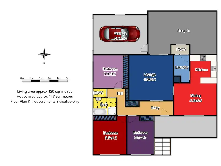 Floorplan of Homely house listing, 57 Larela Circuit, Orange NSW 2800