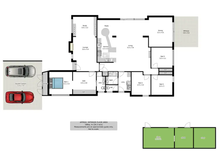 Floorplan of Homely house listing, 291 Clarence Street, Lavington NSW 2641