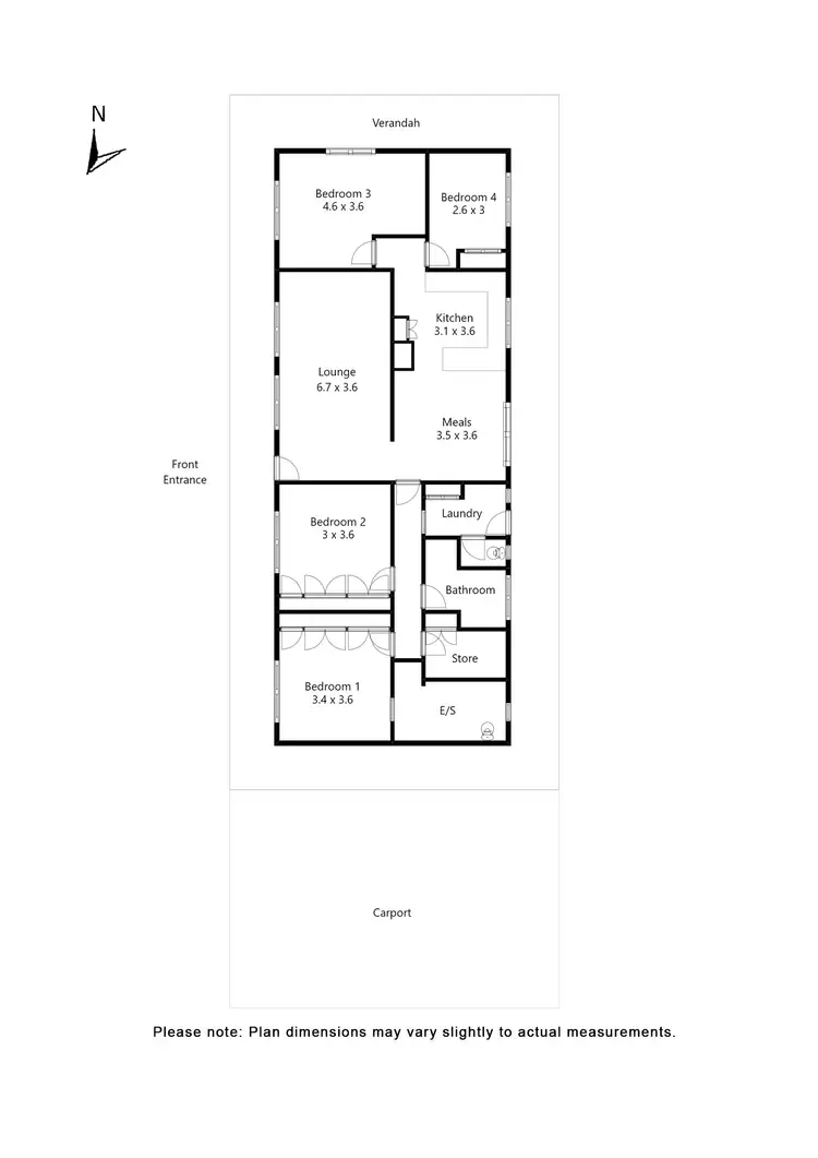Floorplan of Homely house listing, 90 Wilsons Road, Haddon VIC 3351