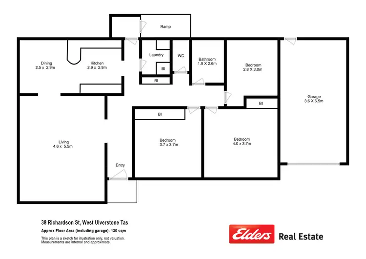 Floorplan of Homely house listing, 38 Richardson Street, Ulverstone TAS 7315