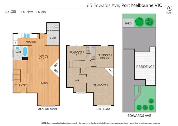 Floorplan of Homely house listing, 65 Edwards Avenue, Port Melbourne VIC 3207