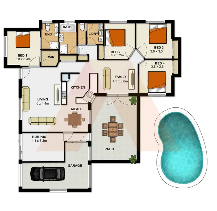 Floorplan of Homely house listing, 21 Kinta Street, Tanah Merah QLD 4128