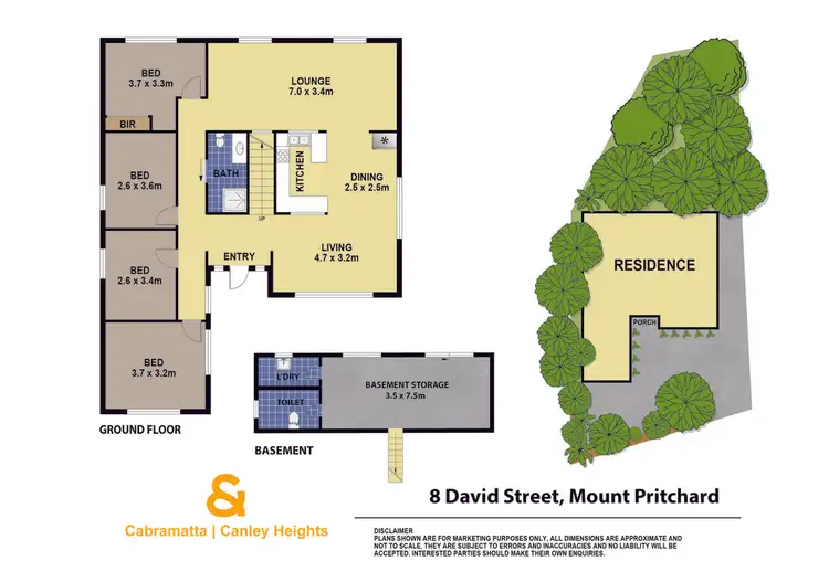 Floorplan of Homely house listing, 8 DAVID STREET, Mount Pritchard NSW 2170