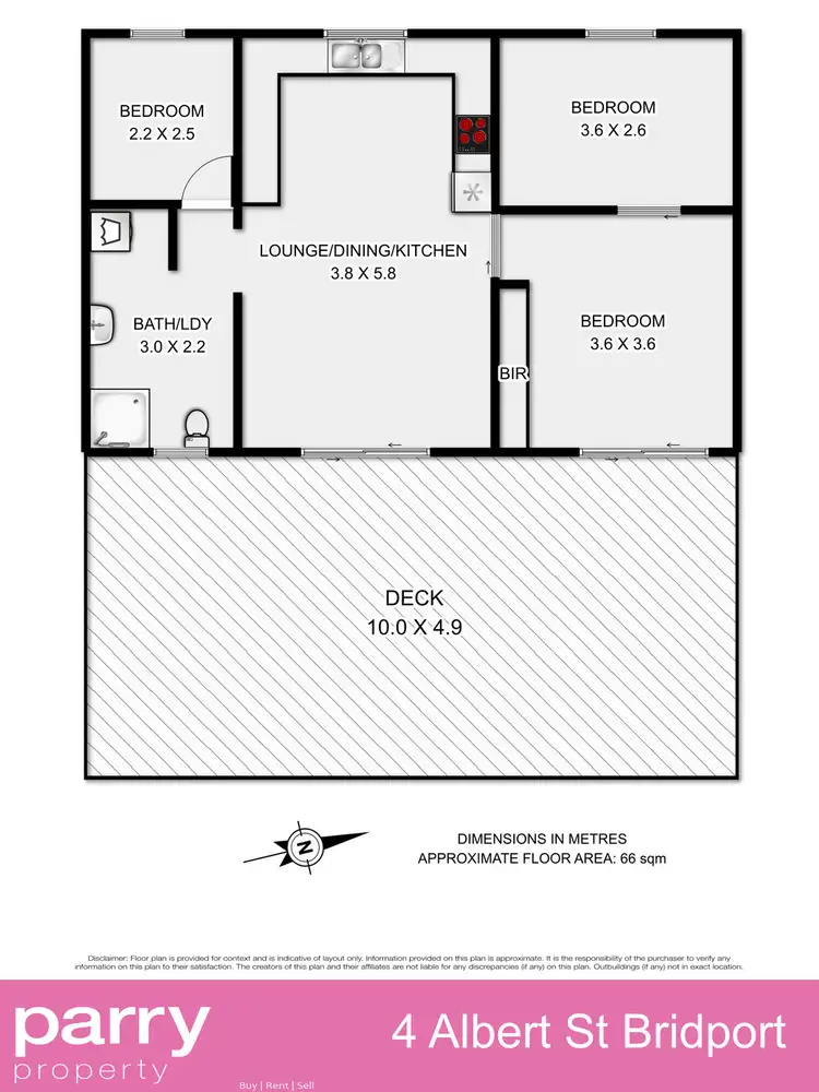 Floorplan of Homely other listing, 4 Albert Street, Bridport TAS 7262