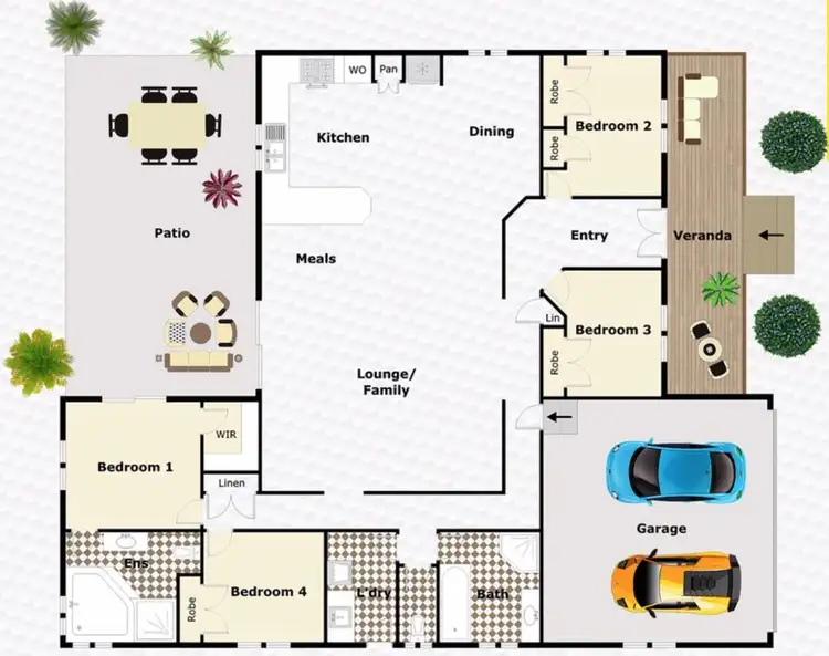 Floorplan of Homely house listing, 16 LAKE BREEZE DRIVE, Loganholme QLD 4129