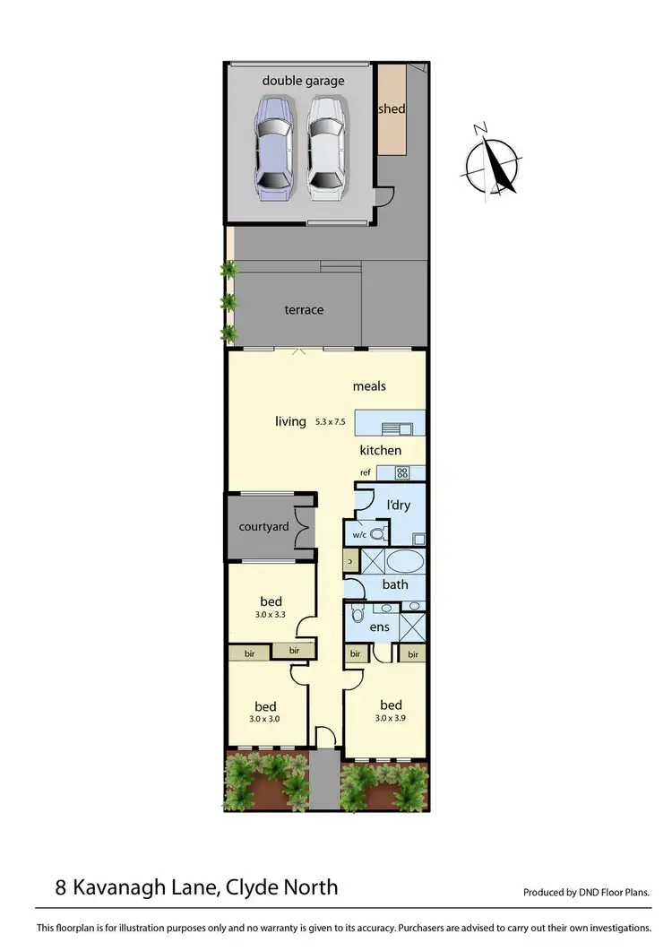 Floorplan of Homely house listing, 8 Kavanagh Lane, Clyde North VIC 3978