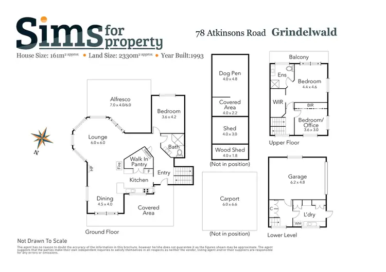 Floorplan of Homely house listing, 78 Atkinsons Road, Grindelwald TAS 7277