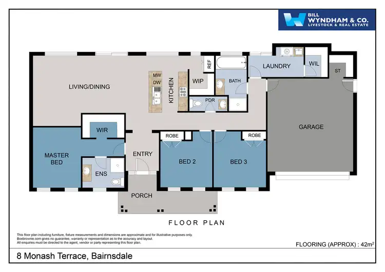 Floorplan of Homely house listing, 8 Monash Terrace, Bairnsdale VIC 3875