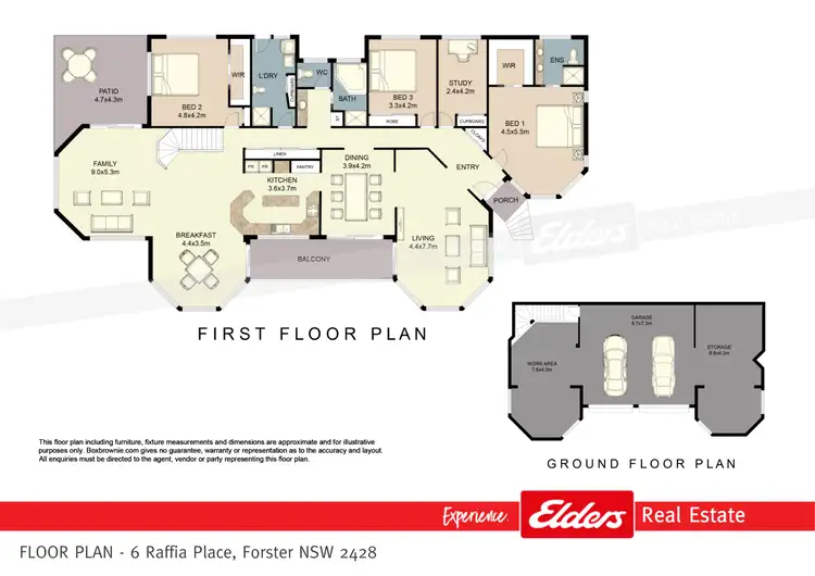 Floorplan of Homely house listing, 6 Raffia Place, Forster NSW 2428
