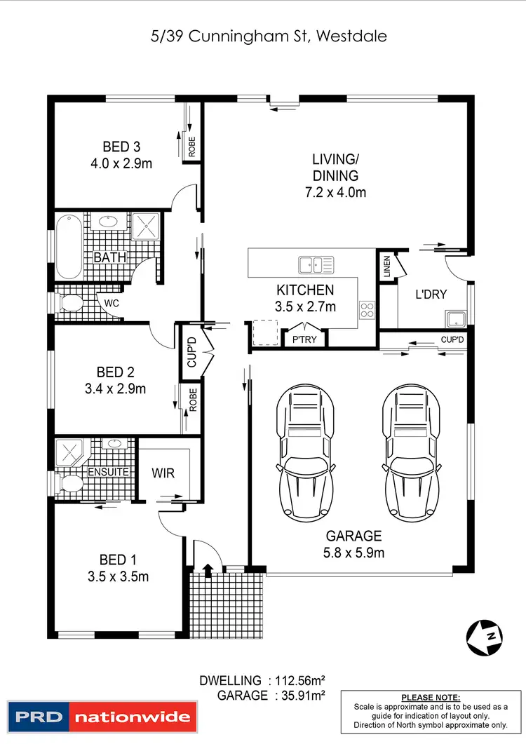 Floorplan of Homely house listing, 5/39 Cunningham Street, Tamworth NSW 2340