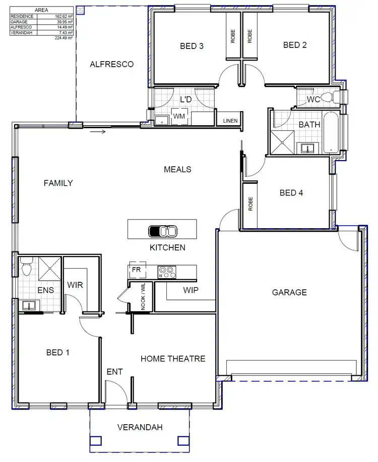 Floorplan of Homely house listing, 17 Mason Street, Googong NSW 2620