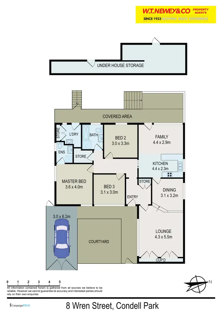 Floorplan of Homely house listing, 8 Wren Street, Condell Park NSW 2200