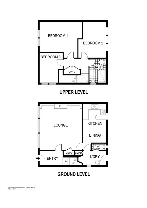 Floorplan of Homely semi-detached listing, 80 Blacket Street, Downer ACT 2602