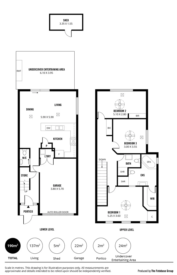 Floorplan of Homely townhouse listing, 34C Evan Avenue, Salisbury SA 5108
