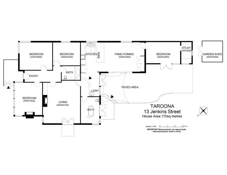 Floorplan of Homely house listing, 13 Jenkins Street, Taroona TAS 7053
