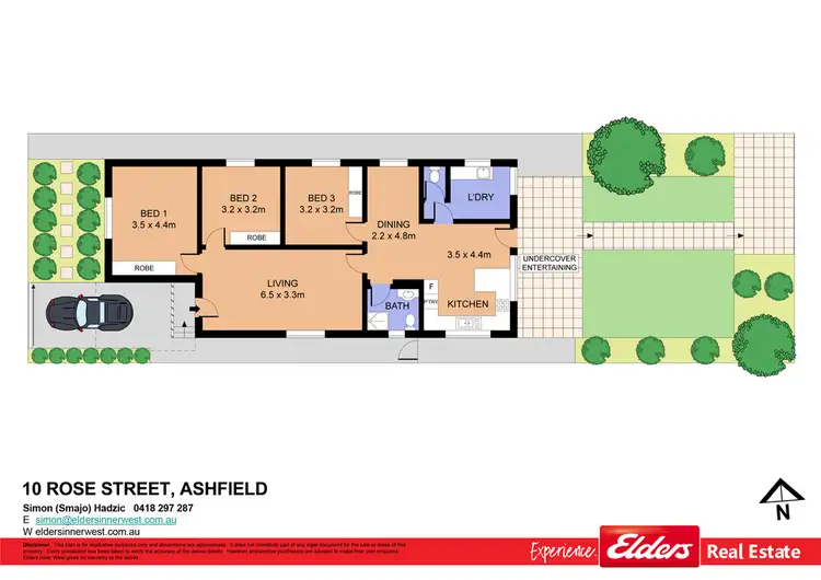 Floorplan of Homely house listing, 10 Rose Street, Ashfield NSW 2131