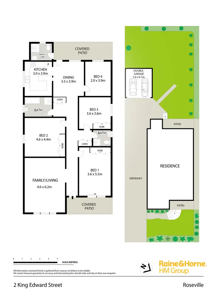 Floorplan of Homely house listing, 2 King Edward Street, Roseville NSW 2069