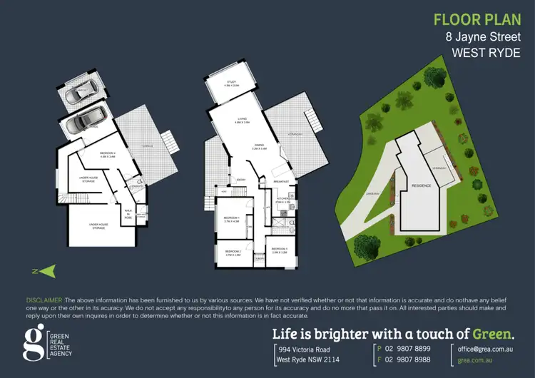 Floorplan of Homely house listing, 8 Jayne Street, West Ryde NSW 2114