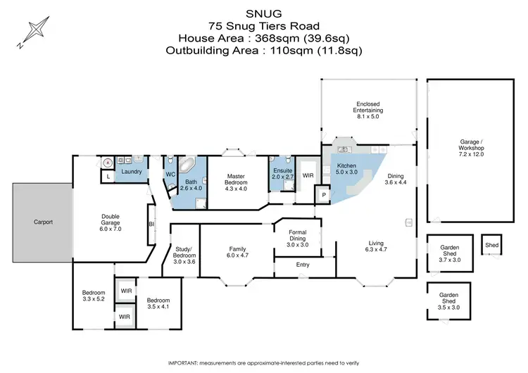 Floorplan of Homely house listing, 75 Snug Tiers Road, Snug TAS 7054