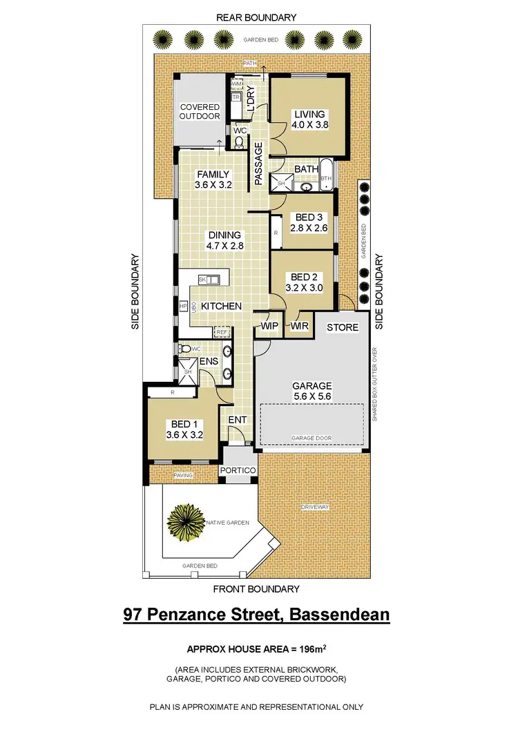 Floorplan of Homely house listing, 97 Penzance Street, Bassendean WA 6054