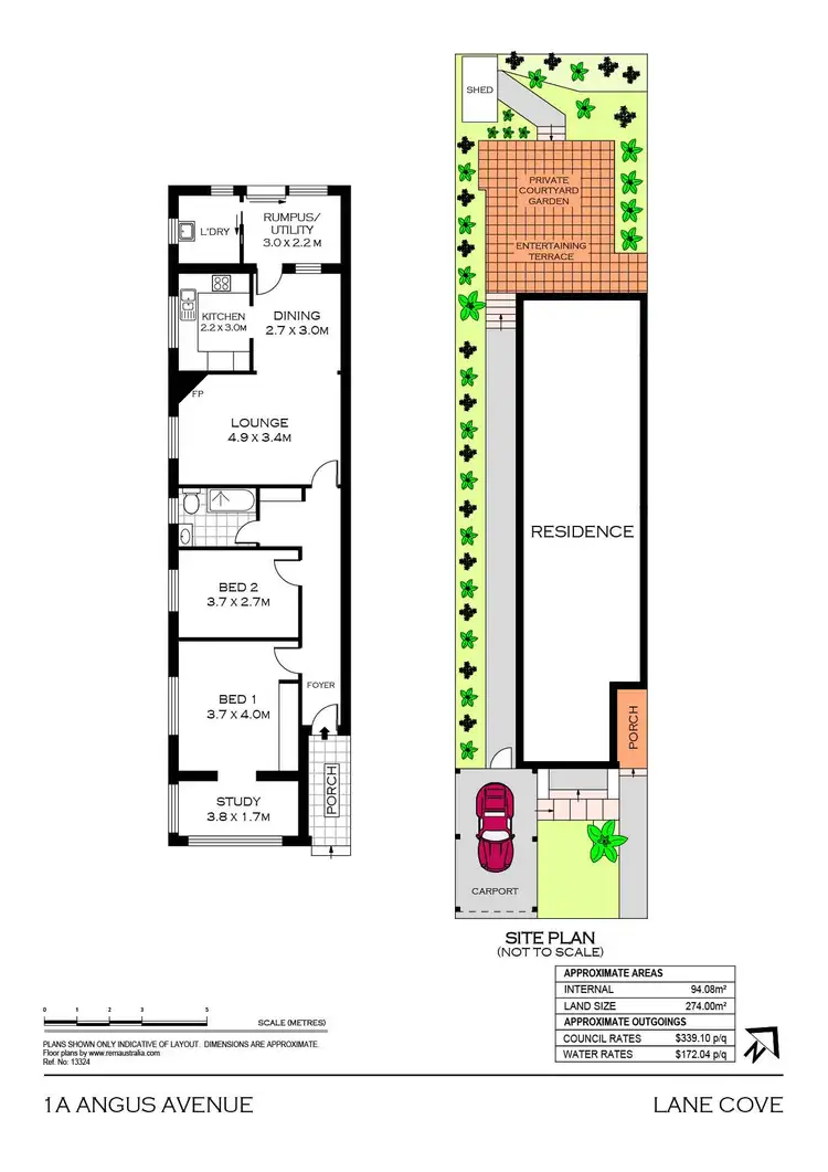 Floorplan of Homely house listing, 1A Angus Avenue, Lane Cove NSW 2066