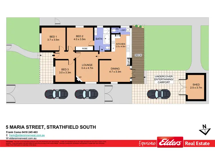 Floorplan of Homely house listing, 5 Maria Street, Strathfield South NSW 2136