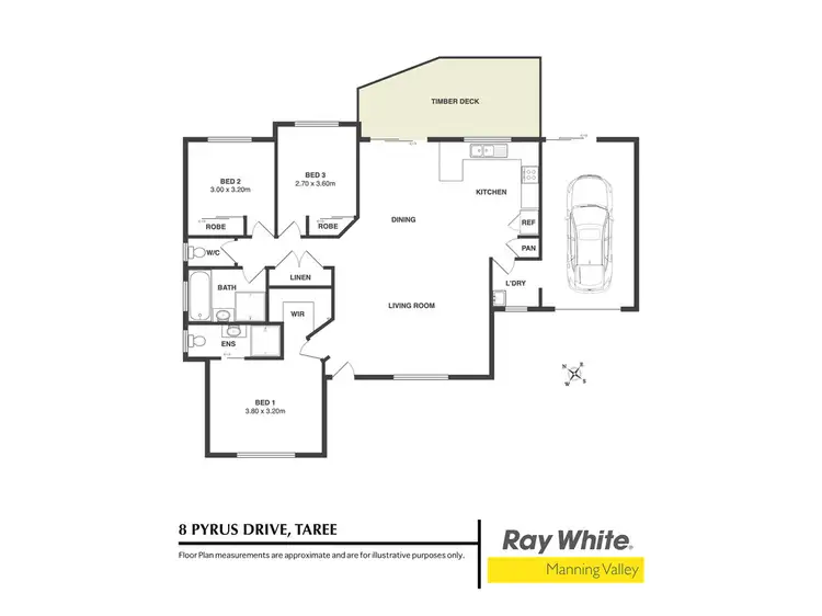 Floorplan of Homely house listing, 8 Pyrus Drive, Taree NSW 2430